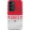NFL Kansas City Chiefs White Striped Galaxy S23 Pro Case