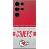 NFL Kansas City Chiefs White Striped Galaxy S23 Ultra Skin