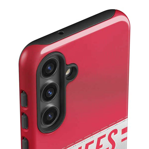 NFL Kansas City Chiefs White Striped Galaxy S24 Plus Impact Case