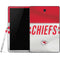 NFL Kansas City Chiefs White Striped Samsung Galaxy Tab Skin