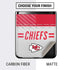 NFL Kansas City Chiefs White Striped Galaxy Z Flip Skin