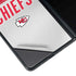 NFL Kansas City Chiefs White Striped Galaxy Z Fold4 5G Skin