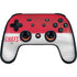 NFL Kansas City Chiefs White Striped Google Stadia Controller Skin