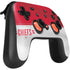 NFL Kansas City Chiefs White Striped Google Stadia Controller Skin