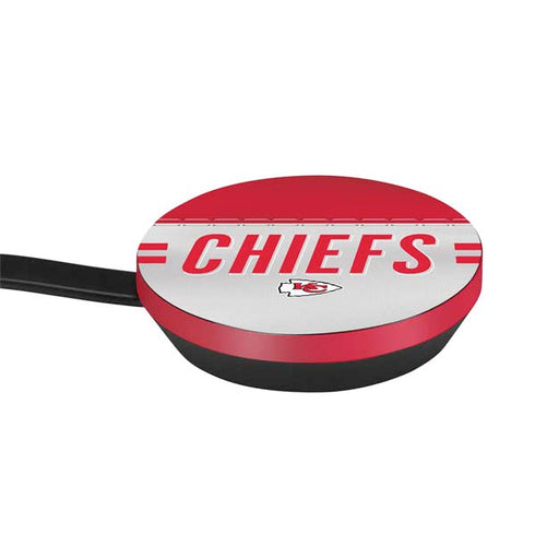 NFL Kansas City Chiefs White Striped Google Stadia Controller Skin