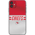 NFL Kansas City Chiefs White Striped iPhone 11 Skin