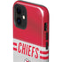 NFL Kansas City Chiefs White Striped iPhone 12 Impact Case