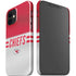 NFL Kansas City Chiefs White Striped iPhone 12 Mini Lite Case