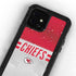 NFL Kansas City Chiefs White Striped iPhone 12 Mini Waterproof Case