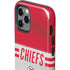 NFL Kansas City Chiefs White Striped iPhone 12 Pro Impact Case