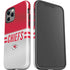 NFL Kansas City Chiefs White Striped iPhone 12 Pro Impact Case