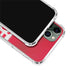 NFL Kansas City Chiefs White Striped iPhone 12 Pro Max Clear Case