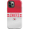 NFL Kansas City Chiefs White Striped iPhone 12 Pro Max Impact Case