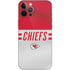 NFL Kansas City Chiefs White Striped iPhone 12 Pro Max Skin