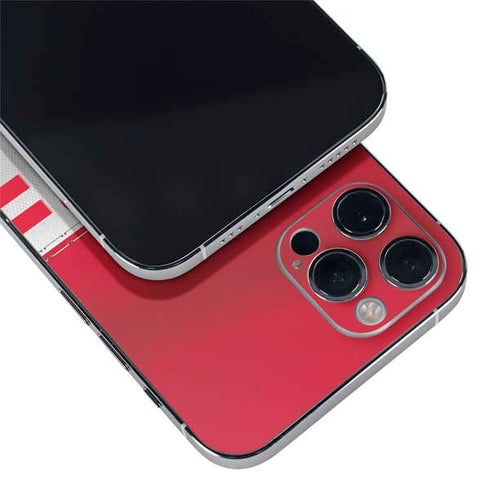 NFL Kansas City Chiefs White Striped iPhone 12 Pro Max Skin