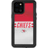 NFL Kansas City Chiefs White Striped iPhone 12 Pro Max Waterproof Case