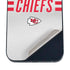 NFL Kansas City Chiefs White Striped iPhone 12 Skin