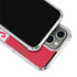 NFL Kansas City Chiefs White Striped iPhone 13 Pro Clear Case