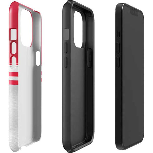 NFL Kansas City Chiefs White Striped iPhone 13 Pro Max Impact Case
