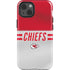 NFL Kansas City Chiefs White Striped iPhone 15 Impact Case