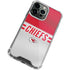 NFL Kansas City Chiefs White Striped iPhone 14 Pro Clear Case