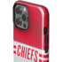 NFL Kansas City Chiefs White Striped iPhone 15 Pro Max Impact Case