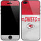 NFL Kansas City Chiefs White Striped iPhone 5/5s/5SE Skin