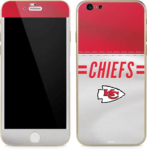 NFL Kansas City Chiefs White Striped iPhone 6/6s Skin
