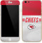 NFL Kansas City Chiefs White Striped iPhone 6/6s Skin