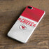 NFL Kansas City Chiefs White Striped iPhone 8 Plus Skin