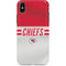NFL Kansas City Chiefs White Striped iPhone 8 Pro Case
