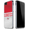 NFL Kansas City Chiefs White Striped iPhone SE (2nd & 3rd Gen) Clear Case