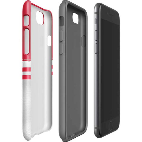 NFL Kansas City Chiefs White Striped iPhone SE (2nd & 3rd Gen) Pro Case