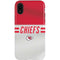 NFL Kansas City Chiefs White Striped iPhone XR Pro Case