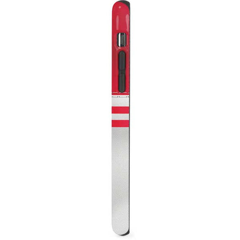 NFL Kansas City Chiefs White Striped iPhone XR Pro Case
