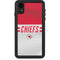 NFL Kansas City Chiefs White Striped iPhone XR Waterproof Case