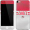 NFL Kansas City Chiefs White Striped Apple iPod Skin