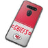 NFL Kansas City Chiefs White Striped LG K51/Q51 Clear Case