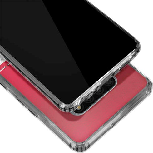 NFL Kansas City Chiefs White Striped LG Stylo 6 Clear Case