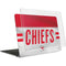 NFL Kansas City Chiefs White Striped MacBook Air 13in (2020) Case plus Skin