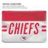 NFL Kansas City Chiefs White Striped MacBook Air 15in (2023-2025) Case plus Skin