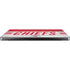 NFL Kansas City Chiefs White Striped MacBook Pro 14in (2021-24) Skin