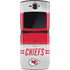 NFL Kansas City Chiefs White Striped Motorola RAZR Skin