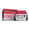 NFL Kansas City Chiefs White Striped Nintendo Switch Bundle Skin