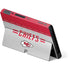 NFL Kansas City Chiefs White Striped Nintendo Switch OLED (2021) Skin