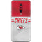 NFL Kansas City Chiefs White Striped OnePlus 7 Pro Skin