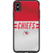 NFL Kansas City Chiefs White Striped Otterbox Symmetry iPhone Skin
