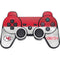 NFL Kansas City Chiefs White Striped PS3 Dual Shock wireless controller Skin