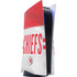NFL Kansas City Chiefs White Striped PS5 Console Skin