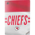 NFL Kansas City Chiefs White Striped PS5 Digital Edition Console Skin